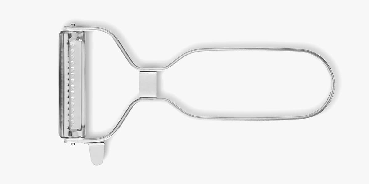 ARCOS Pelador Profesional 130mm en Acero Inoxidable Cromado para Pelar Frutas y Verduras. Utensilio de Cocina para Cortes Finos. Gadget Chef con Diseño Ergonómico. Color Plata — view 7