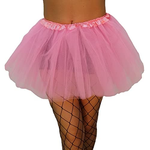 XINXIYAN Pink Tutu Skirts for Women Halloween Costume Adult Party Favor Dance Tulle Skirts