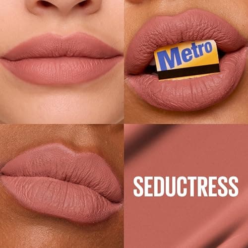 Maybelline New York SuperStay Matte Ink Liquid Lipstick, Seductress, 0.17 fl. oz., 5 ml (Pack of 1)