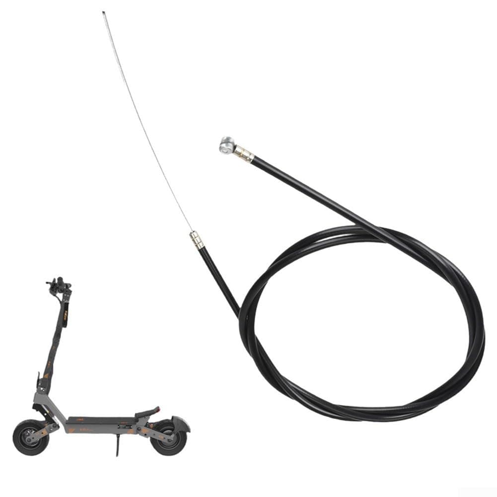 Cable de freno de disco delantero y trasero para scooter eléctrico Kukirin G4, cable de control de desaceleración de acero de 55.3 pulgadas, pieza de repuesto resistente al desgaste para — view 2