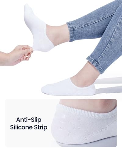 IDEGG Women and Men No Show Socks Low Cut Anti-slid Athletic Running Novelty Casual Invisible Liner Socks — view 5