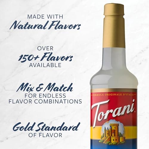 Torani Variety Pack Caramel, French Vanilla, Vanilla & Hazelnut, 25.4 Ounces (Pack of 4) — view 5