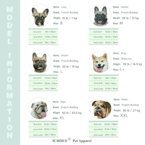 iChoue French Bulldog 100% Breathable Cotton Striped T Shirts Halloween Vest Clothes for Small Dogs Tank Tops Puppy Frenchie Pug English Boston Terrier Pitbull Pink White Stripes - Medium — view 4