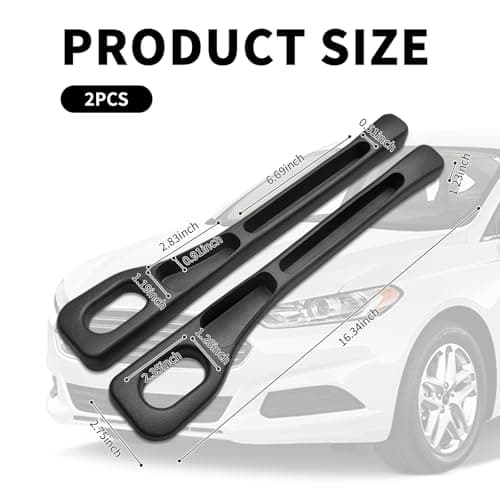 2PCS Upgrade Car Seat Gap Filler Organizer,Car Gap Filler Organizer with Storage Space for Filling Gaps & Storing Items,Versatile Car Accessories Gap Filler for Car Fit Most Vehicles (Black)