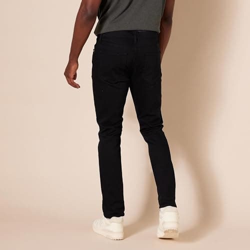 Amazon Essentials Men's Skinny-Fit Stretch Jean, Black, 30W x 32L