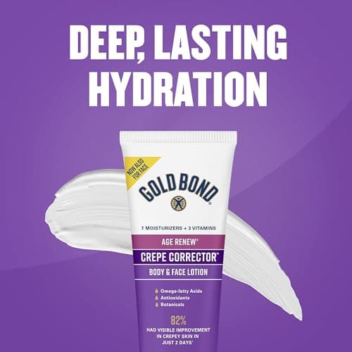 Gold Bond Age Renew Crepe Corrector Body Lotion, Replenishing & Smoothing Formula, Gold Bond Crepe Corrector Body Lotion, 8 oz — view 7