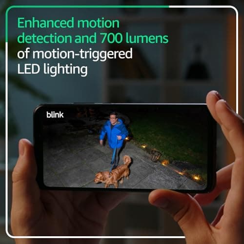 Blink Outdoor 4 Floodlight Camera — Wireless smart security camera, 700 lumens, two-year battery life, enhanced motion detection, Sync Module Core included — 1 camera system — view 2