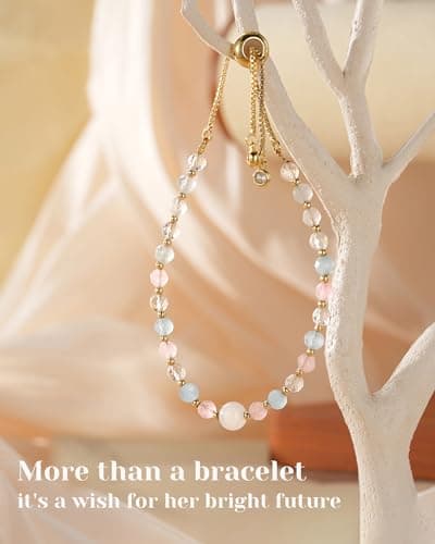 HGDEER 11 Year Old Girl Gifts, 11th Birthday Bracelet for Girls Trendy 2026 — view 2