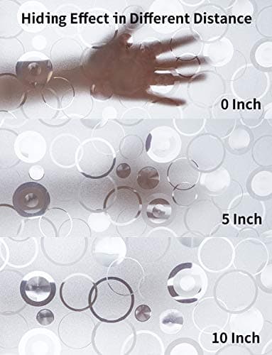 WELTRXE Shower Curtain Liner with Magnets, Shower Curtains Waterproof for Bathroom, Heavy Duty Shower Liner, Bathroom Curtains 72x72 Inch — view 5