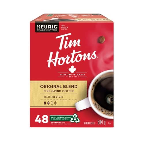 Tim Hortons Original Coffee blend, Single Serve Keurig K-Cup Pods, Medium Roast, 48 Count — view 2