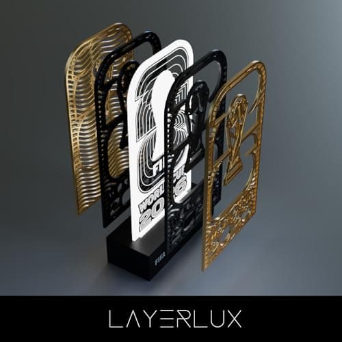 LAYERLUX FIFA World Cup 2026™ Official Licensed LED Trophy Replica – Collectible Decoration Light Up World Cup, Commemorative Lamp, Soccer Memorabilia Gift for Fans & Collectors for Home Office — view 5