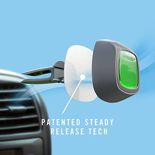 Febreze AUTO Air Freshener, Odor-Fighting Automotive Vent Clip, Scented Car Accessories, Long Lasting for Strong Odors, New Car Scent, 2 Count — view 3
