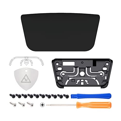 eXtremeRate Black Soft Touch Replacement Touchpad Cover Compatible with ps5 Controller BDM-010 020 030 040 050, Custom Part Touch Pad Compatible with ps5 Controller - Controller NOT Included — view 2