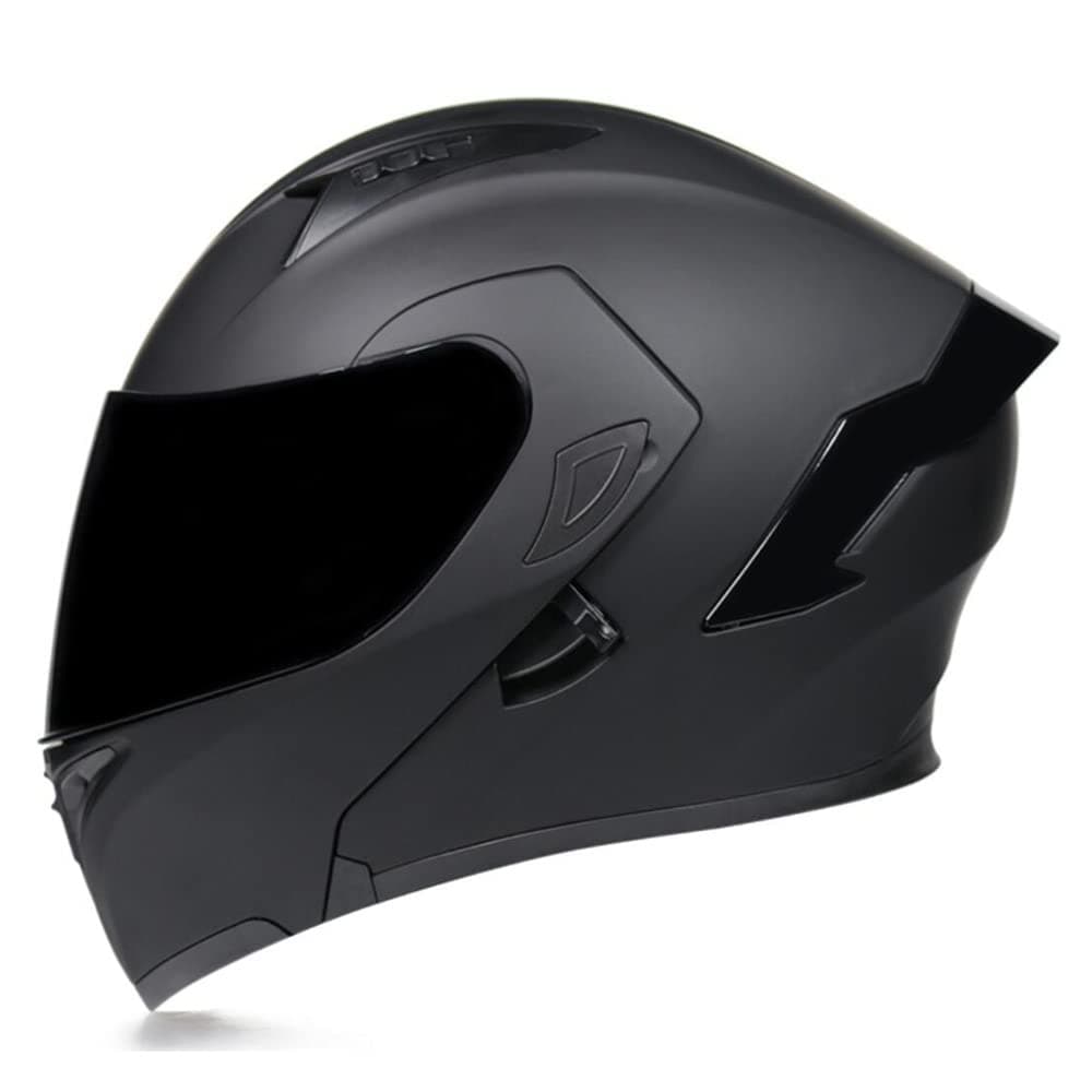 Full Face Flip Up Motorcycle Modular Helmet Integrated Motorbike Dual Visor for Adults Men Women Moped Street Racing DOT Approved — view 26
