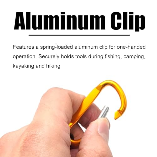 AXGSRV 10Pcs Retractable Coiled Lanyard Witch Clip for Tools — view 3