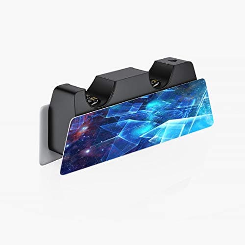 PlayVital for ps5 Skin - Digital Edition Console Full Set Vinyl Decal Sticker, Cover Skin Accessories for ps5 Controller & Charging Station & Media Remote & Headset -Multidimensional Galaxy — view 5