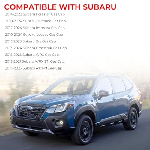 Gas Cap Fuel Cap fit for Subaru, 2010-2024 Outback, 2012-2024 Impreza, 2014-2023 Forester, 2010-2024 Legacy, 2013-2023 Brz, 2013-2024 Crosstrek, 2015-2021 WRX STI, 2019-2023 Ascent, 42031FJ001