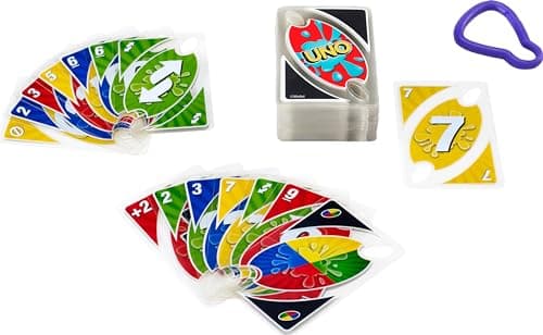 Mattel Games UNO Splash Card Game with Waterproof Cards and Portable Clip for Travel, Camping and Game Nights Away — view 4