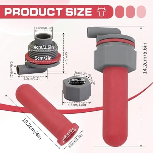 Calf Feeder Fixed Base Milk Bucket Nipple for Farm Use Nursing Cattle Horse Donkey Professional Calf Rearing — view 5