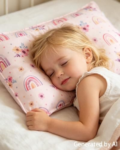ALVABABY Toddler Pillowcases Stretchy Soft Kids Pillow Cover 2 Pack Fit 13"x 18" or 12"x16" Envelope for Girl Boy Travel — view 5