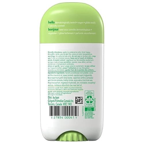 Hello Fresh Citrus Natural Deodorant with shea butter, Aluminum Free, Parabens Free, 73g