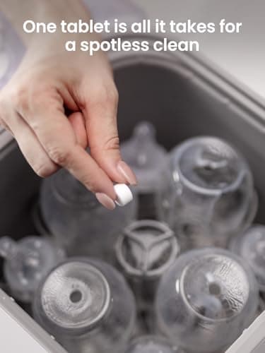 GROWNSY Detergent Tablets 40 Count, Bottle Washer Tablets Compatible with All Brands of Baby Bottle Washers, Deep Cleaning for Bottles, Pump Parts and Baby Feeding Essentials — view 3