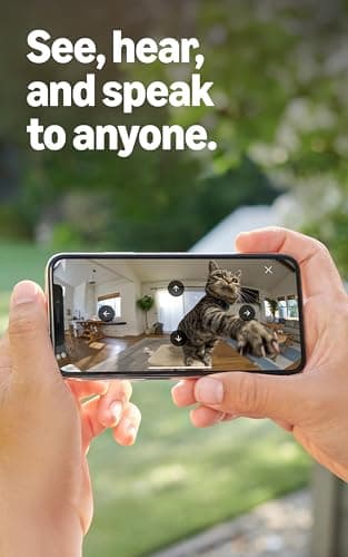 Ring Pan-Tilt Indoor Cam (newest model), See all around your home or business with 360° pan coverage, HD video, plus Two-Way Talk, White — view 3