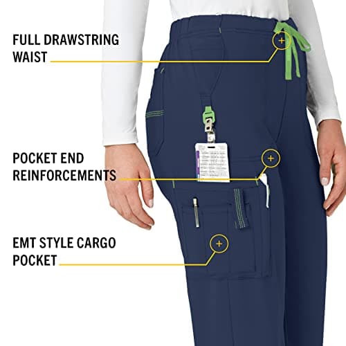 Carhartt Women's Cross-flexcross-Flex Utility-Hose, Navy, Small — view 3