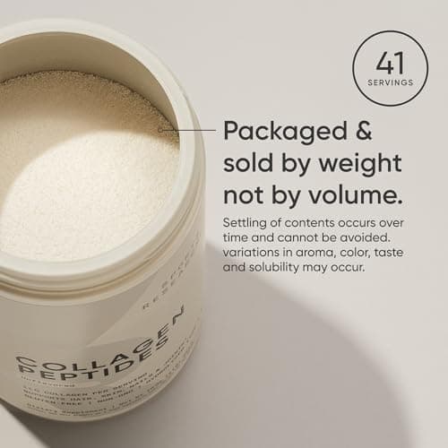 Sports Research® Collagen Peptides - Hydrolyzed Type 1 & 3 Collagen Powder Protein Supplement for Healthy Skin, Nails, & Joints - Easy Mixing Vital Nutrients & Proteins, Collagen for Women & Men — view 5