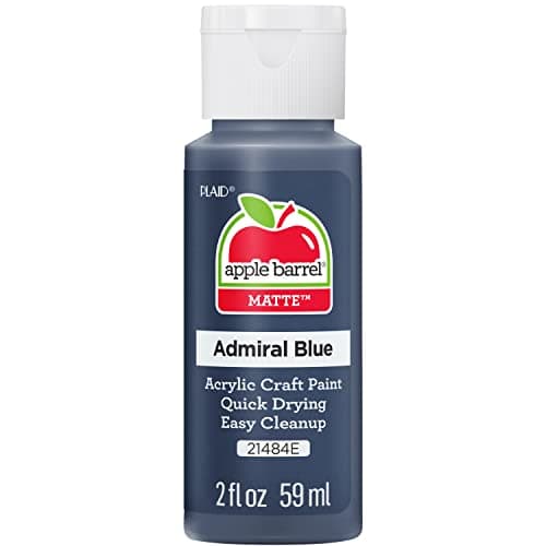 Apple Barrel Acrylic Paint in Assorted Colors (2-Ounce), 21484 Admiral Blue