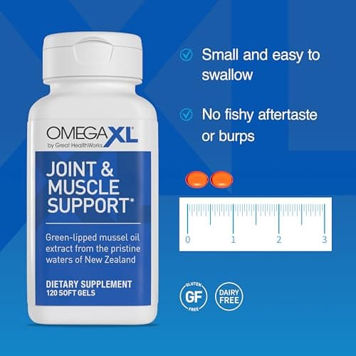 OmegaXL Joint Support Supplement, for Relief - Natural Muscle Support, Green Lipped Mussel Oil, Soft Gel Pills, Drug-Free, 60 Count — view 5