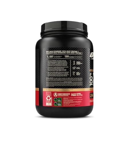 Optimum Nutrition Gold Standard 100% Whey Protein Powder, 670g - Vanilla Ice Cream - 22 servings (packaging may vary) — view 2