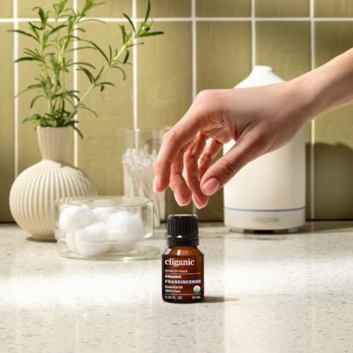 Cliganic Organic Frankincense Essential Oil, 100% Pure Natural Undiluted, for Aromatherapy | Non-GMO Verified — view 6
