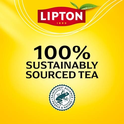 Lipton Black Tea Bags, Hot or Iced High Caffeine Tea, 100 Total Bags — view 3