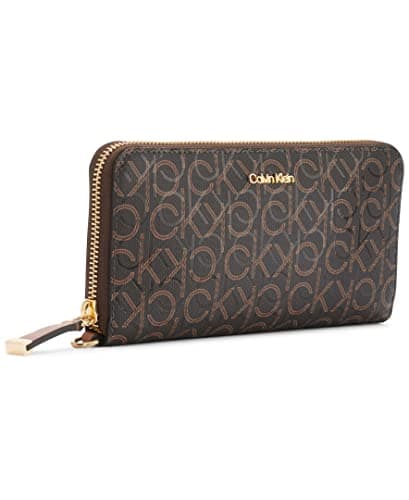 Calvin Klein Key Item Saffiano Continental Zip Around Wallet with Wristlet Strap — view 2