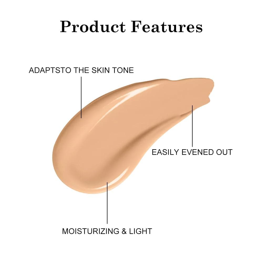 Maquillaje de Piernas Resistente al Agua sin Transferencia, Loción de Maquillaje para Piernas, Base de Maquillaje Corporal (Marrón oscuro) — view 2
