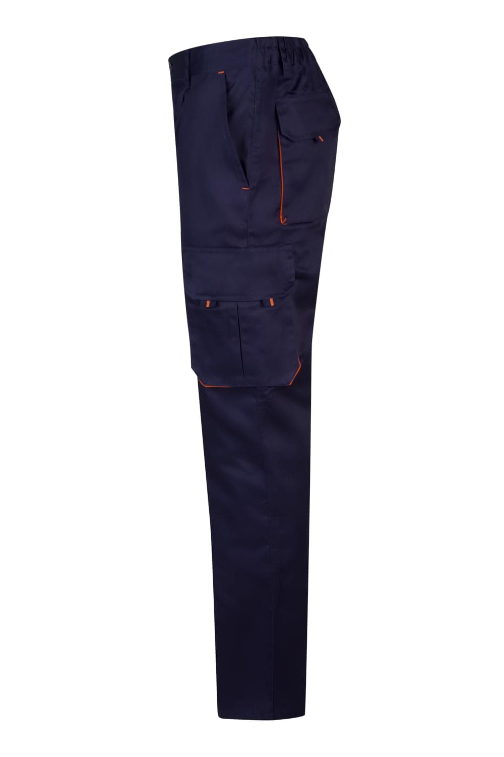 VELILLA 103004; Pantalón Bicolor Multibolsillos; Color Azul Marino y Naranja; Talla 34 — view 2