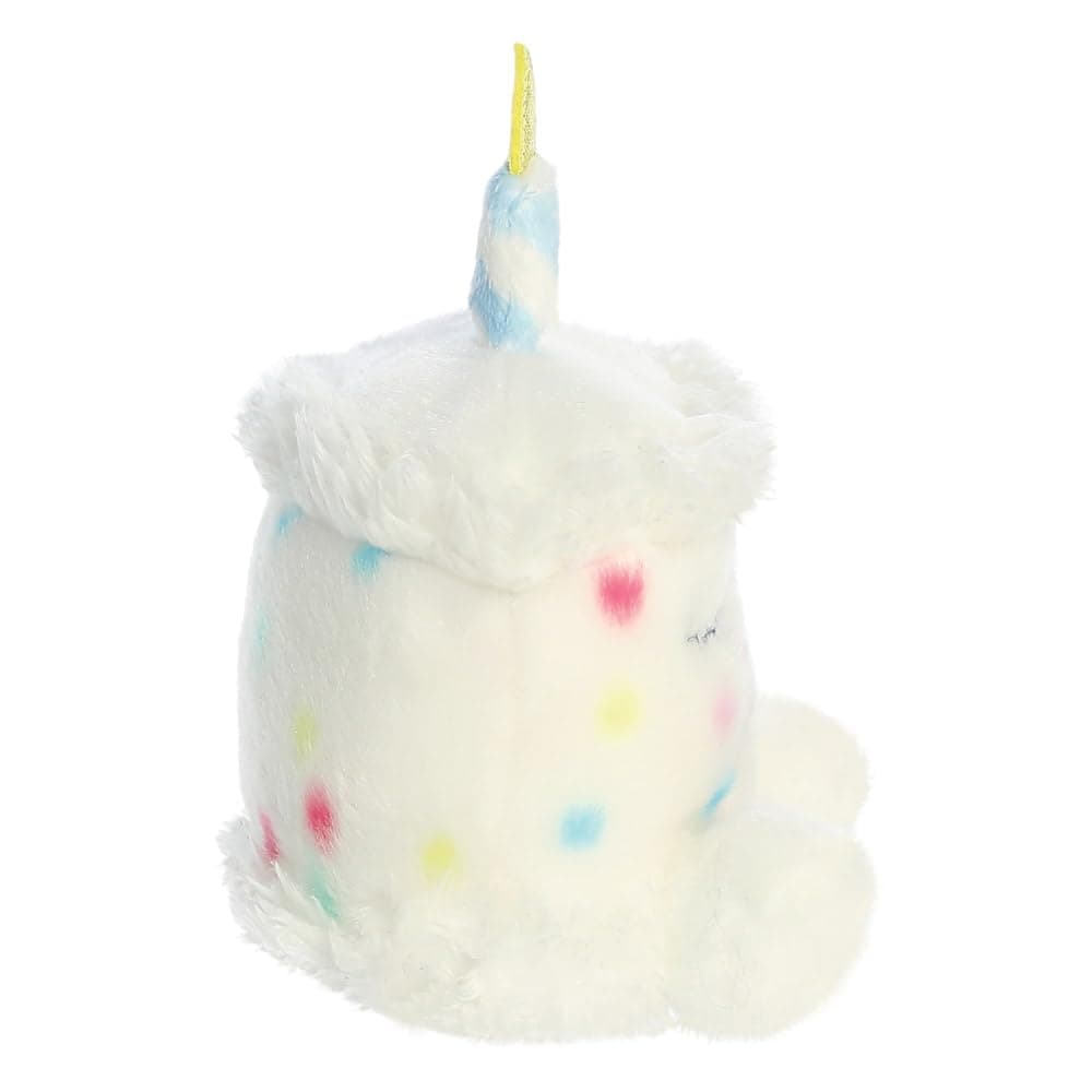 Aurora, 33902, Palm Pals Happy Birthday Cake 5In, Soft Toy, White — view 3