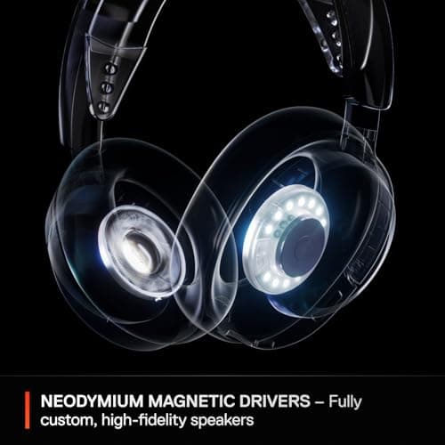 SteelSeries Arctis Nova 3X Wireless Multi-Platform Gaming Headset — Mobile App Control — 40 HR Battery — Neodymium Magnetic Drivers — 2.4GHz/Bluetooth — Xbox, PS5, PC, Switch, Mobile — White — view 5