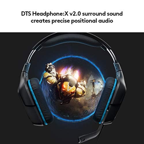 Logitech G432 Wired Gaming Headset - Black — view 2