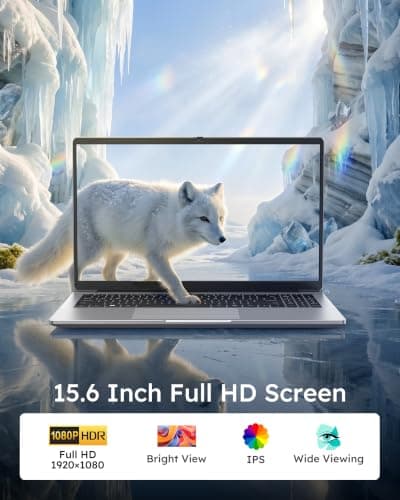 Amzboy 15.6” Windows 11 Laptop, N4020 CPU, 4GB RAM, 128GB eMMC, FHD Display — view 2