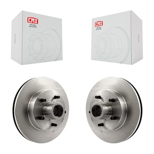 CMX Front Disc Brake Rotors & Pair For Chevrolet GMC C10 C1500 G20 G2500 Cadillac Brougham Fleetwood R10 R1500 G10 G1500 DeVille Suburban K5 Blazer Jimmy Commercial Chassis P1500 P10 Checker K8-100001