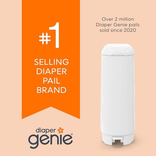 Diaper Genie Easy Roll Refill | 18 Clean Laundry Scent Bags | 65% PCR Film | Fits Platinum, Signature & Deluxe — view 8