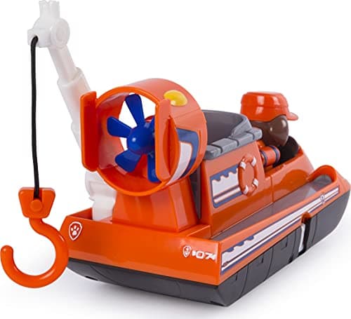 Paw Patrol Ultimate Rescue - Zuma’s Ultimate Rescue Hovercraft with Moving Propellers and Rescue Hook, for Ages 3 and Up — view 4
