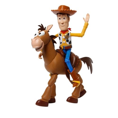 Mattel Disney Pixar's Toy Story 4 Woody and Bullseye 2-Character Pack, Movie-inspired Relative-Scale for Storytelling Play — view 4