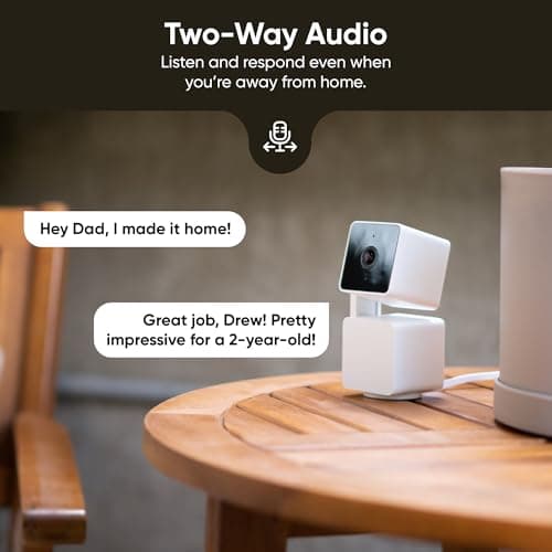WYZE Cam Pan v3, Indoor/Outdoor IP65-Rated 1080p Pan/Tilt/Zoom Wi-Fi Smart Home Security Camera with Color Night Vision, 2-Way Audio, Compatible with Alexa & Google Assistant, Free Expert Setup — view 8