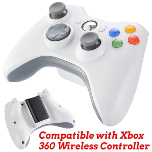 Finera Replacement Battery Pack Cover for Microsoft Xbox 360 Wireless Controller, 4 Pack Black — view 3
