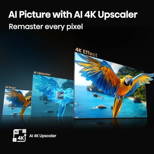 Hisense 55" E6 Cinema Series Hi-QLED 4K UHD Smart Fire TV (55E6QF) - AI Light Sensor, Dolby Vision · Atmos, Voice Remote with Alexa, Motion Rate 120, HDR 10+ Adaptive, Game Mode Plus — view 9