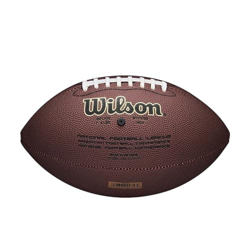 Wilson NFL Super Grip Composite Football - Official Size, Brown — view 2