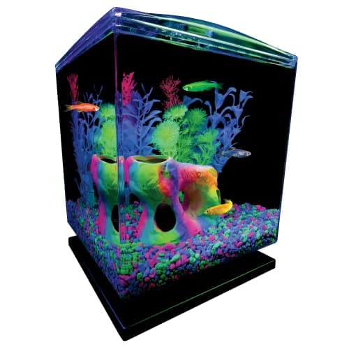 GloFish Aquarium Gravel, Pink/Green/Blue Fluorescent, 5-Pound Bag — view 2